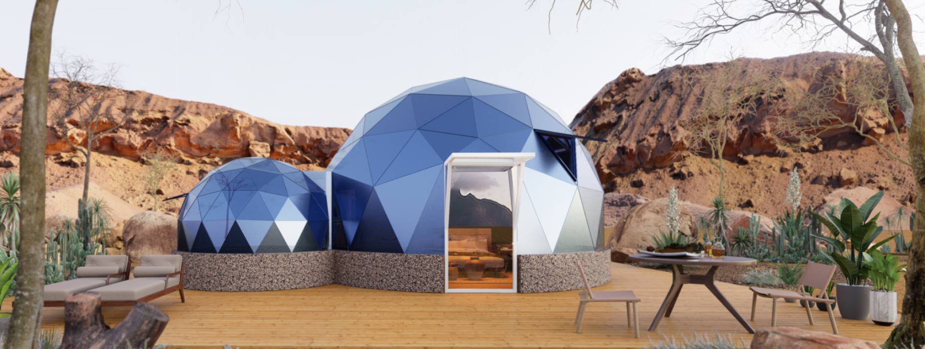 罗定市球形智能光伏玻璃星空房